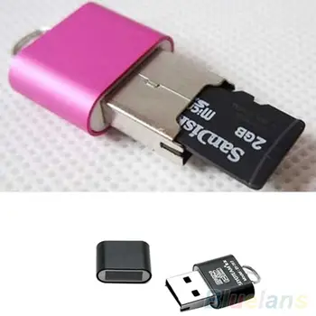 Neue Tragbare Mini USB 2.0 Micro SD TF T-Flash-Speicher Flash Drive Card Reader Adapter