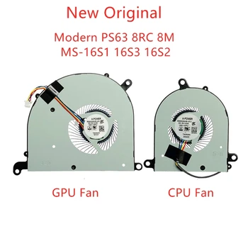 Neue Original Laptop CPU GPU Lüfter Für Msi PS63 Modern 8RC-8M MS-16S1 16S2 16S3 BS5005HS-U3J/U3I-Lüfter