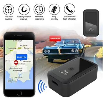 Magnetische GF22 Mini Auto GPS Tracker Anti-Diebstahl Fahrzeug Locator Echtzeit-Tracking-Locator SOS Alarm-Gerät-SIM-Nachricht Stellungsregler