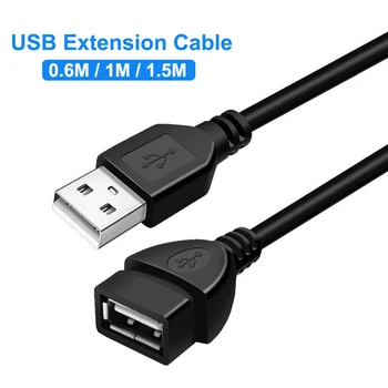 USB Männlichen zu USB Weibliche Kabel USB 2.0 Kabel USB Verlängerung Kabel USB Adapter WLAN-Daten Übertragung Linie High-Speed-Daten-Kabel