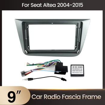2din Auto Multimedia Video-Player Halterung Für SEAT ALTEA 2004-2015 Radio-Dashboard-Montage-Rahmen Mit Canbus-Kabel