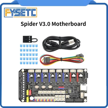 FYSETC Spider V3.0 32Bit Motherboard STM32F446 Control Board Unterstützung Klliper/Marlin/RRF mit CAN-Interface für Voron
