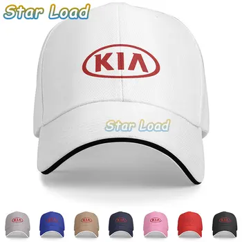 Baumwolle Unisex Einstellbare Baseball Cap KIA Motors-Logo Mann Frauen Sommer Hut für Unisex