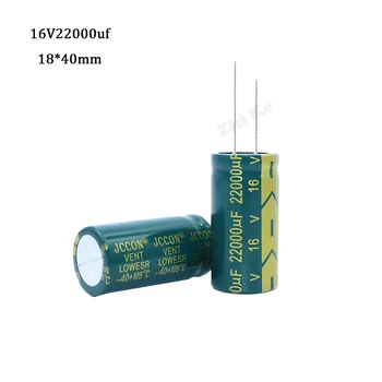 1pcs Elektrolyt-Kondensator 16V22000UF 16V 22000UF 18X40 mm Hohe Frequenz Niedrigen ESR Aluminium-Kondensatoren