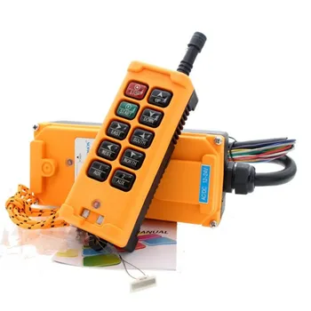 HS-10 Industrial wireless Kran Radio Remote Control System 1 Sender 10 Kanäle 1 Speed Control Hoist OBOHOS Fernbedienung Schalter