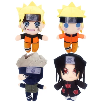20cm Naruto Japan Anime Plüsch Spielzeug Naruto Uchiha Itachi Kakashi Abbildung Gefüllte Puppen Schlüsselanhänger Anhänger Kinder Weihnachten Geschenke