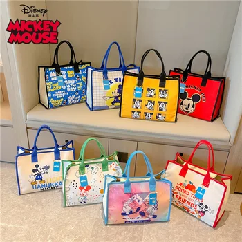 Disney Mickey-Original 2023 Neue Frauen Tasche Luxus Marke Frauen Handtasche Leinwand Große Kapazität Multifunktionale Cartoon Tote Tasche