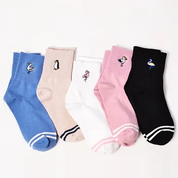 Neue Ankunft Lustige Ente Gemusterte Frauen Socken Ankle Solid Casual Cartoon Tier Sommer Socken Für Weibliche Angepasst Lustige Sox