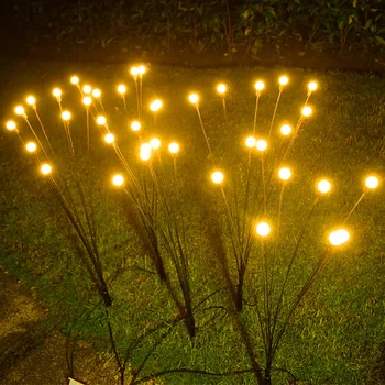 1PCS Solar-LED-Licht im Freien Garten Dekoration Feuerwerk Firefly Lichter Garten Lichter Rasen Garten Weihnachten Decor Solar Licht