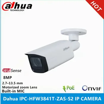 Dahua IPC-HFW3841T-ZAS-S2 8MP 2,7 mm–13,5 mm Motorisierte zoom Objektiv gebaut-in mic IR 60M POE WizSense-IP-Kamera